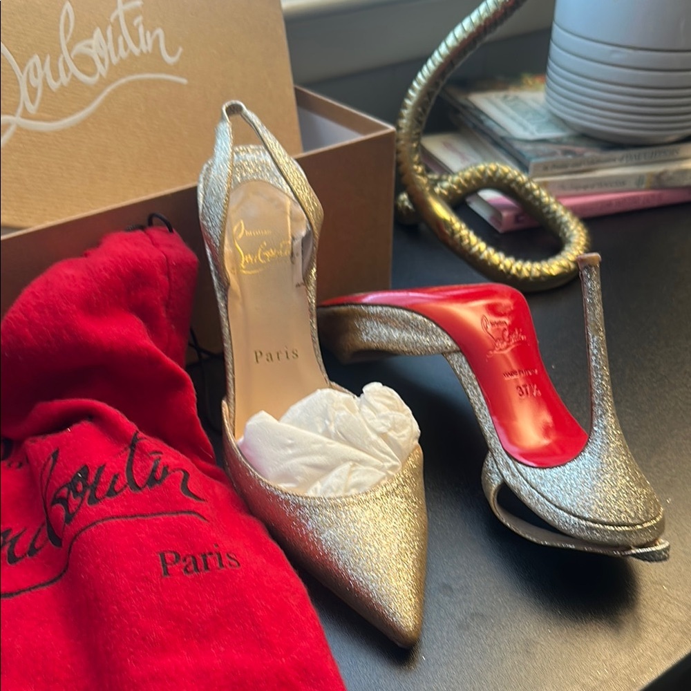 Christian Louboutin Gold Women's Shoes